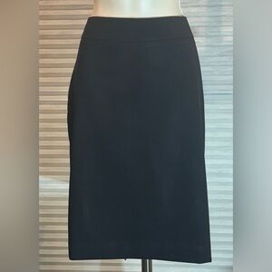 Ann Taylor Factory Black Lined Pencil Skirt